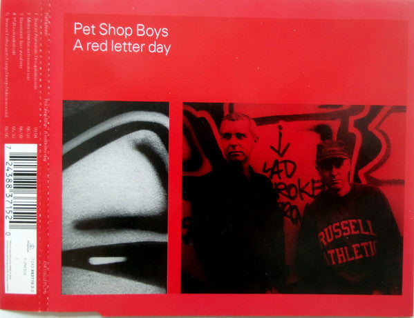 Pet Shop Boys : A Red Letter Day (CD, Single)