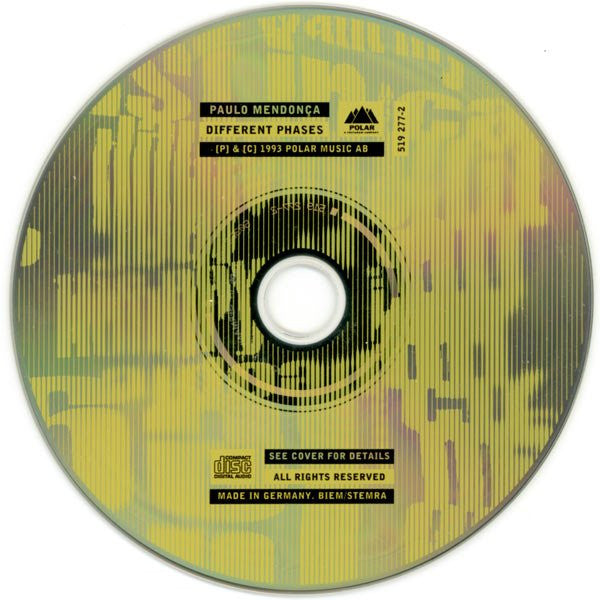 Paulo Mendonça : Different Phases (CD, Album)
