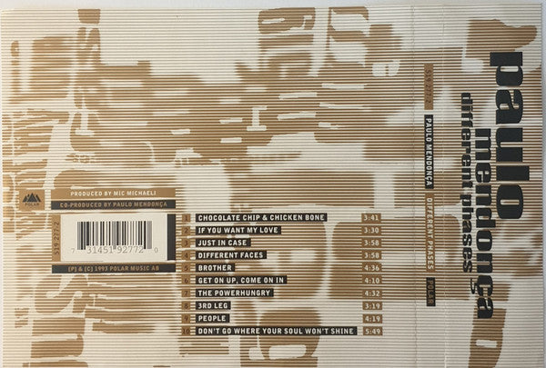 Paulo Mendonça : Different Phases (CD, Album)