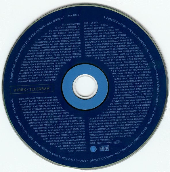Björk : Telegram (CD, Comp)
