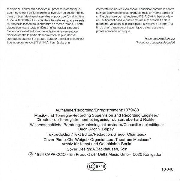Johann Sebastian Bach, Holm Vogel : Triosonaten (CD, RE)