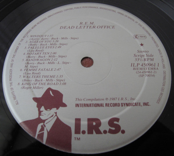 R.E.M. : Dead Letter Office / B-sides Compiled (LP, Comp)