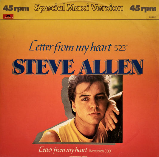 Steve Allen : Letter From My Heart (12", EP, Maxi)