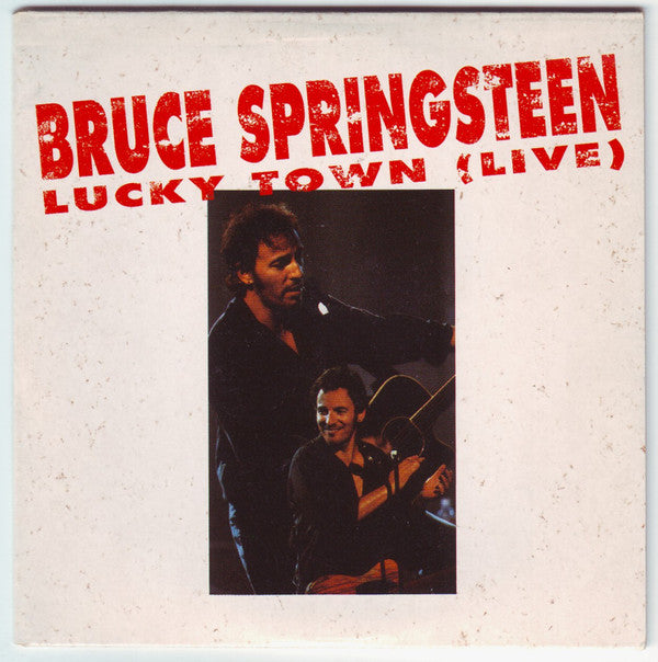 Bruce Springsteen : Lucky Town (Live) (CD, Single, Car)