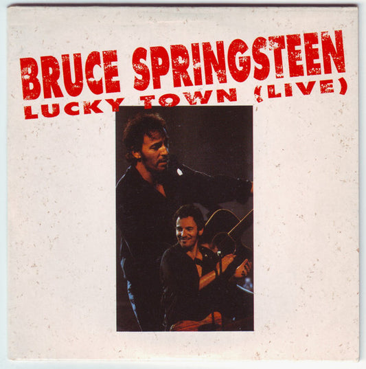 Bruce Springsteen : Lucky Town (Live) (CD, Single, Car)