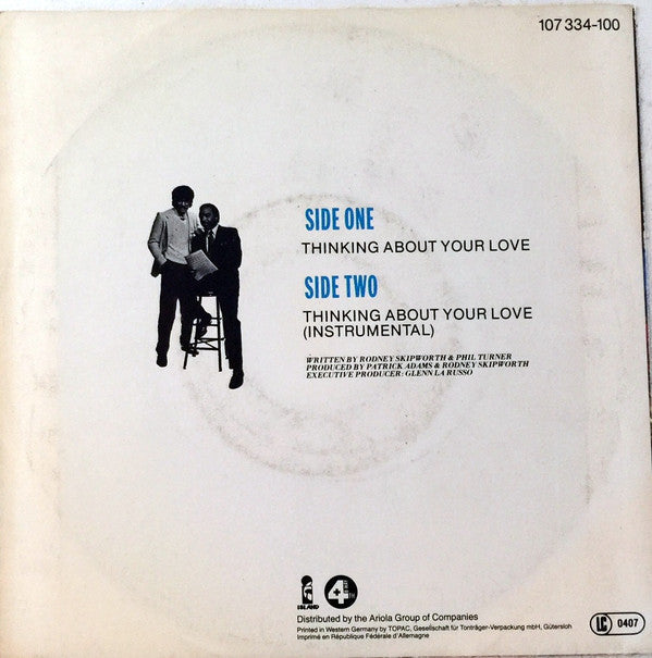 Skipworth & Turner : Thinking About Your Love (7", Single)