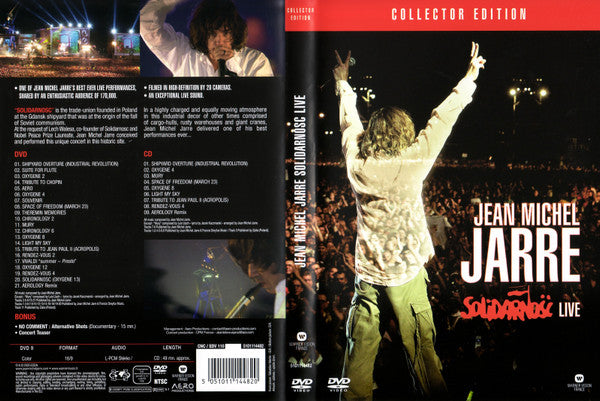Jean-Michel Jarre : Solidarność Live (DVD-V, Multichannel, NTSC + CD, Album + Box, Col)