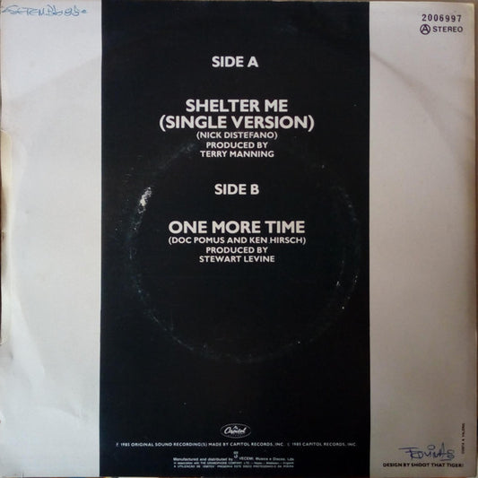 Joe Cocker : Shelter Me (7", Single)