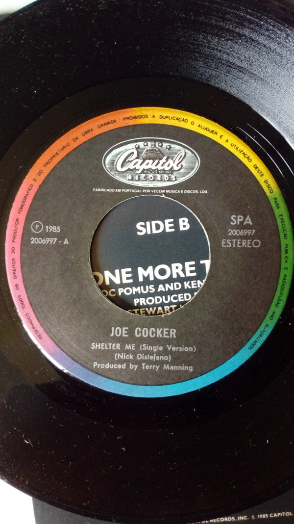 Joe Cocker : Shelter Me (7", Single)