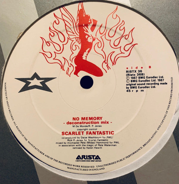 Scarlet Fantastic : No Memory (12")