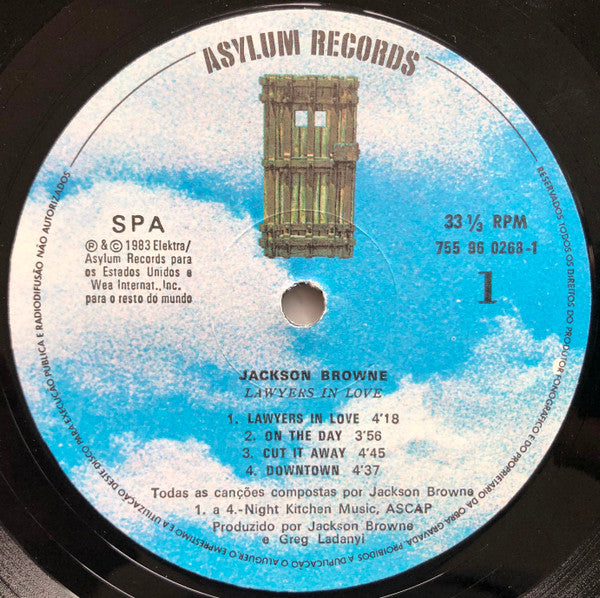 Jackson Browne : Lawyers In Love (LP, Album)