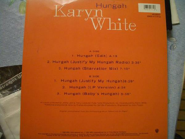 Karyn White : Hungah (12")