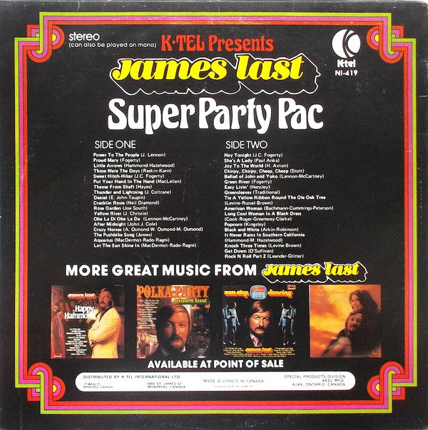 James Last : Super Party Pac - Continuous Dancing (LP, Comp)