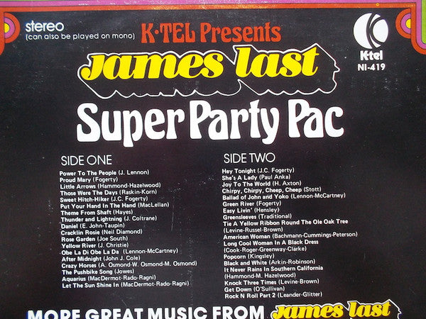 James Last : Super Party Pac - Continuous Dancing (LP, Comp)