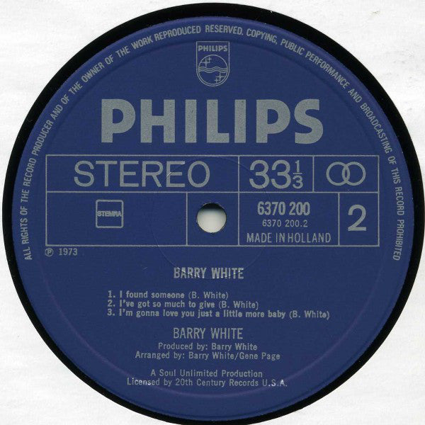 Barry White : I've Got So Much To Give (LP, Album)