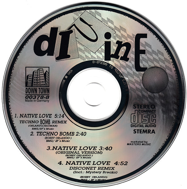 Divine : Native Love (Techno Bomb Remix) (CD, Maxi)