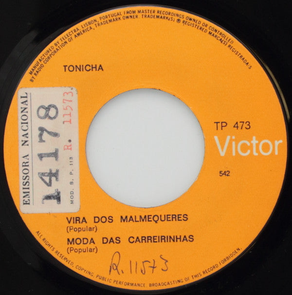Tonicha : Modas Do Ribatejo (7", EP)