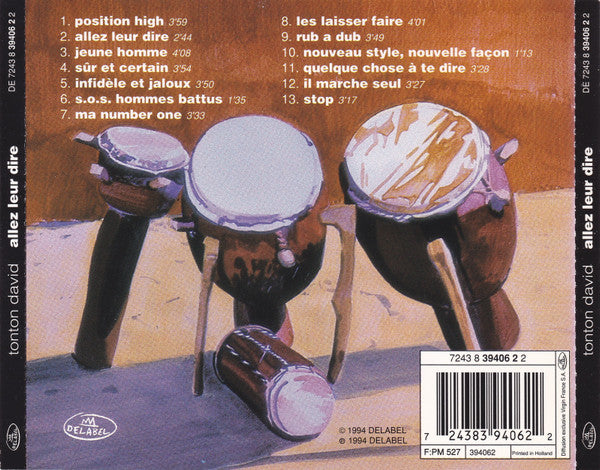 Tonton David : Allez Leur Dire (CD, Album)
