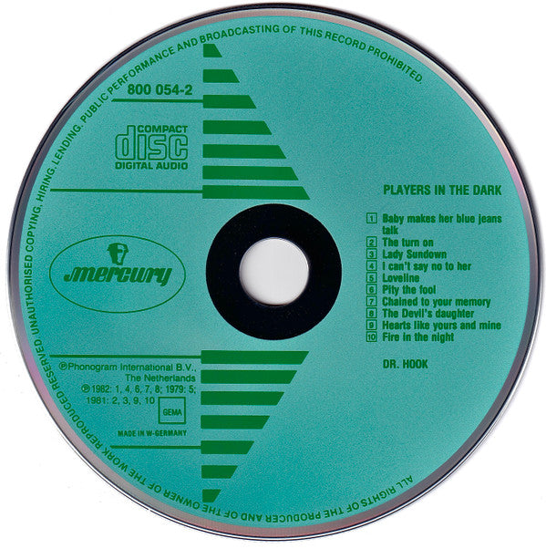 Dr. Hook : Players In The Dark (CD, Album)