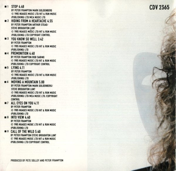 Peter Frampton : Premonition (CD, Album)