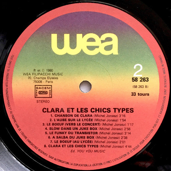 Michel Jonasz : Clara Et Les Chics Types, Bande Originale Du Film (LP)