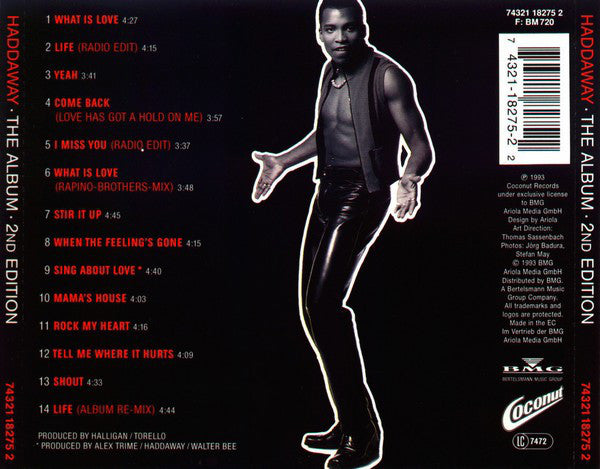Haddaway : The Album - 2nd Edition (CD, Album)