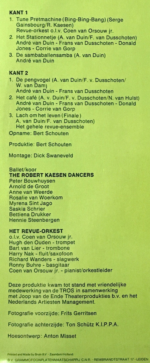 André van Duin, Frans van Dusschoten : Andre Van Duin's Pretmachine (LP, Album)