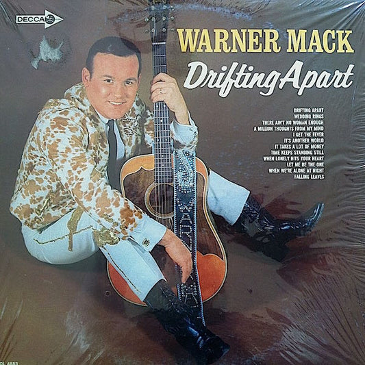 Warner Mack : Drifting Apart (LP, Album, Mono)