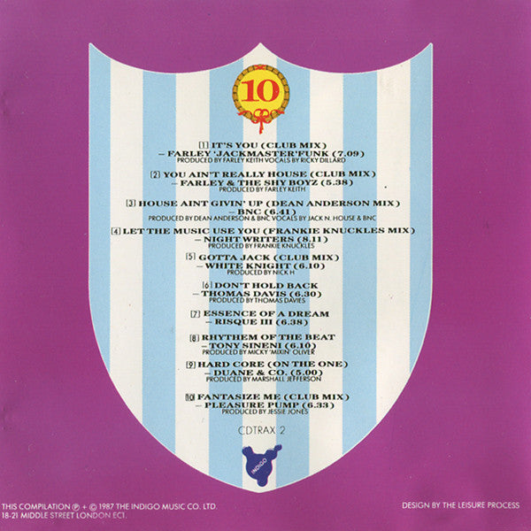 Various : Jack Trax (The Second C.D.) (CD, Comp)
