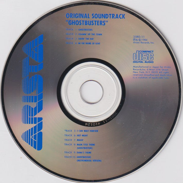 Various : Original Soundtrack Album “Ghostbusters” = ゴースト・バスターズ～オリジナル・サウンドトラック (CD, Album)