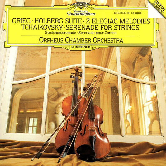 Edvard Grieg / Pyotr Ilyich Tchaikovsky – Orpheus Chamber Orchestra : Holberg Suite · 2 Elegiac Melodies / Serenade For Strings (CD, Club, RE)