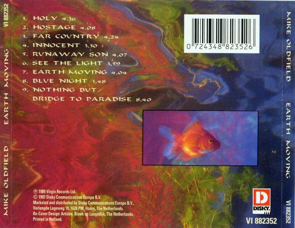 Mike Oldfield : Earth Moving (CD, Album, RE)