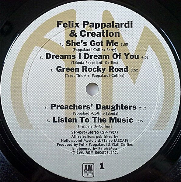 Felix Pappalardi, Creation (6) : Felix Pappalardi & Creation (LP, Album)