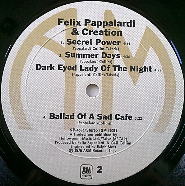 Felix Pappalardi, Creation (6) : Felix Pappalardi & Creation (LP, Album)
