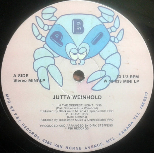 Jutta Weinhold : In The Deepest Night (12")