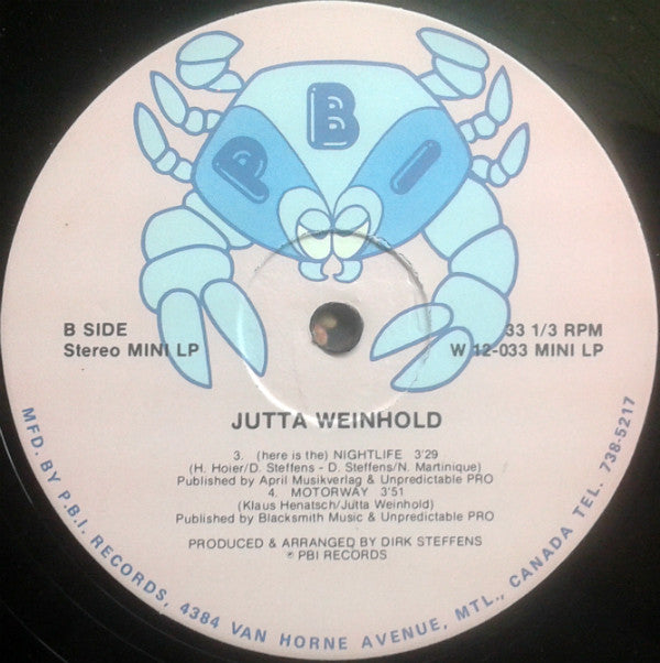 Jutta Weinhold : In The Deepest Night (12")