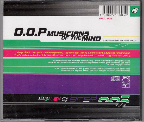 D.O.P. : Musicians Of The Mind (CD, Album)