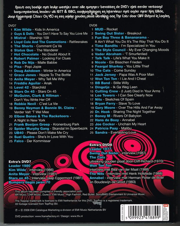 Various : TopPop DVD 7 & 8 (2xDVD-V, Comp, PAL)