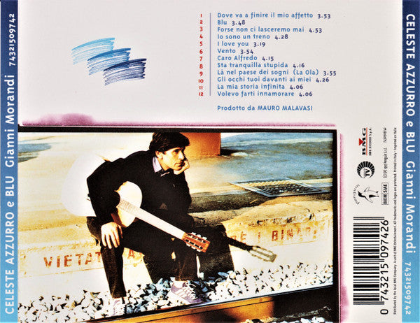 Gianni Morandi : Celeste Azzurro E Blu  (CD, Album)