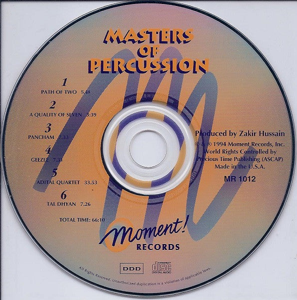 Various : Masters Of Percussion (CD, Album)