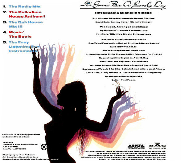 The S.O.U.L. S.Y.S.T.E.M. Introducing Michelle Visage : It's Gonna Be A Lovely Day (CD, Single)