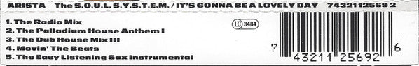 The S.O.U.L. S.Y.S.T.E.M. Introducing Michelle Visage : It's Gonna Be A Lovely Day (CD, Single)