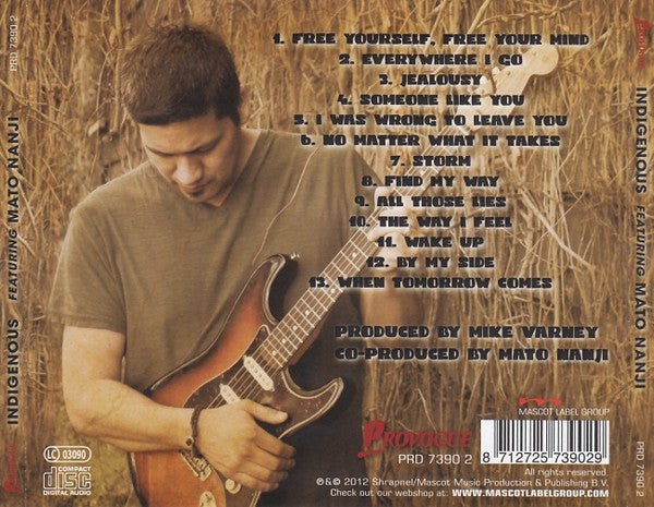 Indigenous (2) : Indigenous Featuring Mato Nanji (CD, Album)