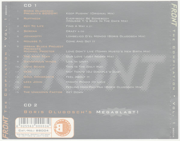 Various : A Night Out At The Front • The Compilation Vol.1 (CD, Comp + CD, Mixed)
