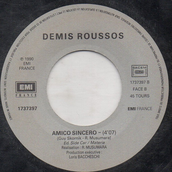 Demis Roussos : Poésie (7", Single)