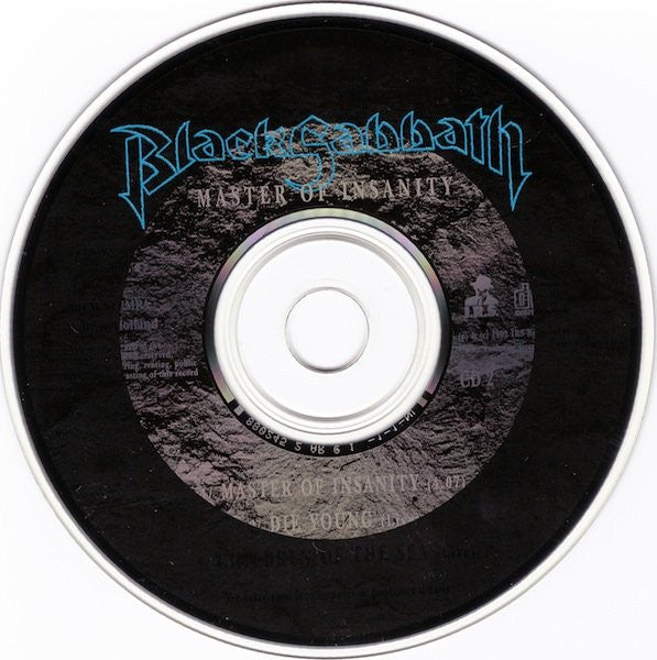 Black Sabbath : Master Of Insanity (CD, Single, Ltd, Par)