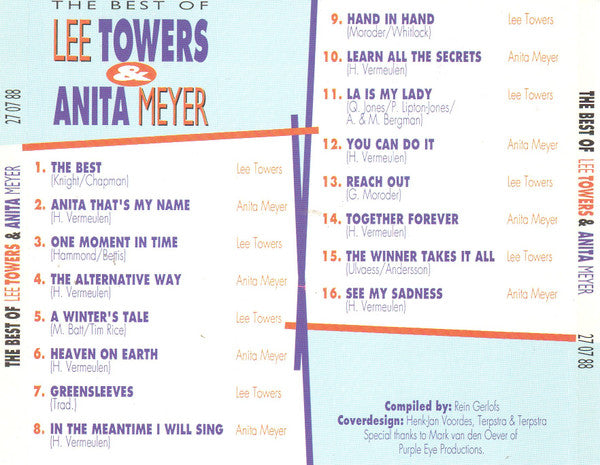 Lee Towers & Anita Meyer : The Best Of Lee Towers & Anita Meyer (CD, Comp)