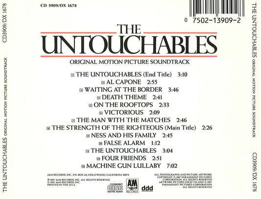 Ennio Morricone : The Untouchables (Original Motion Picture Soundtrack) (CD, Album)
