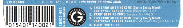 Freddie McGregor : This Carry Go Bring Come (Chatty Chatty Mouth) (CD, Maxi)