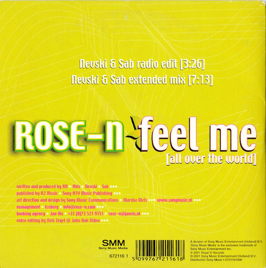 Rose-N : Feel Me (All Over The World) (CD, Single)